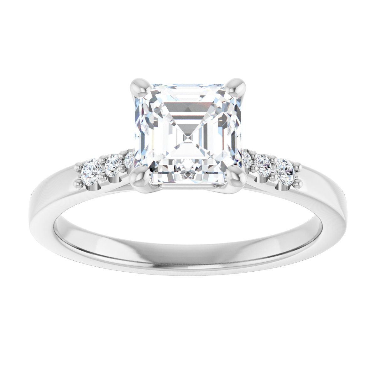 Accented Engagement Ring