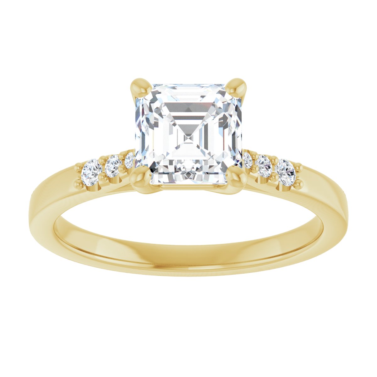 Accented Engagement Ring