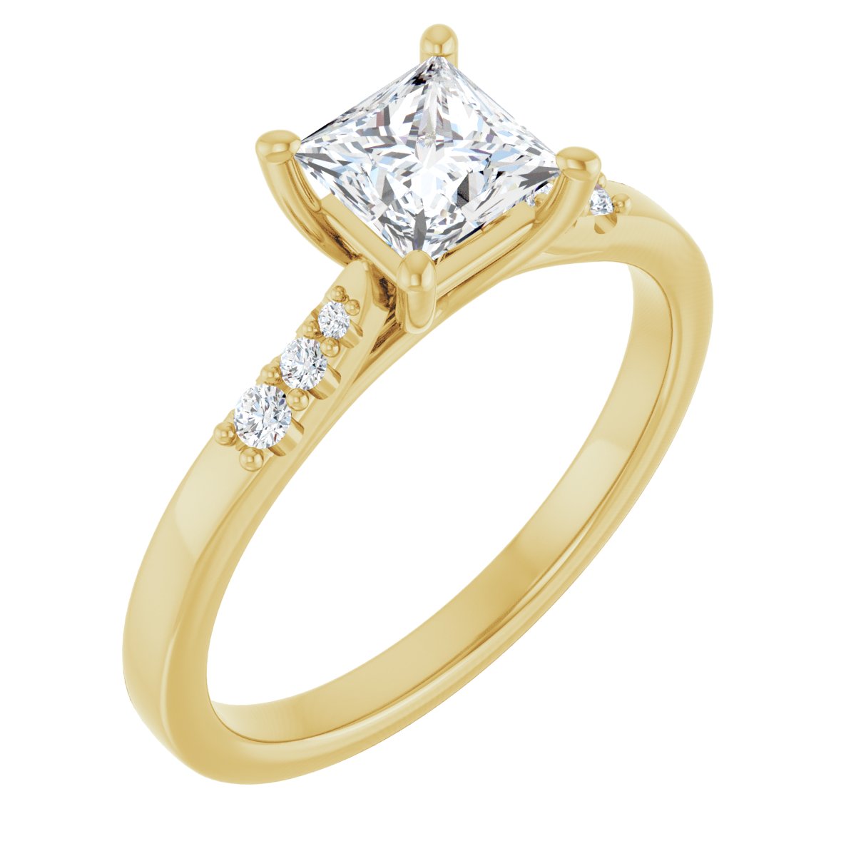 Accented Engagement Ring