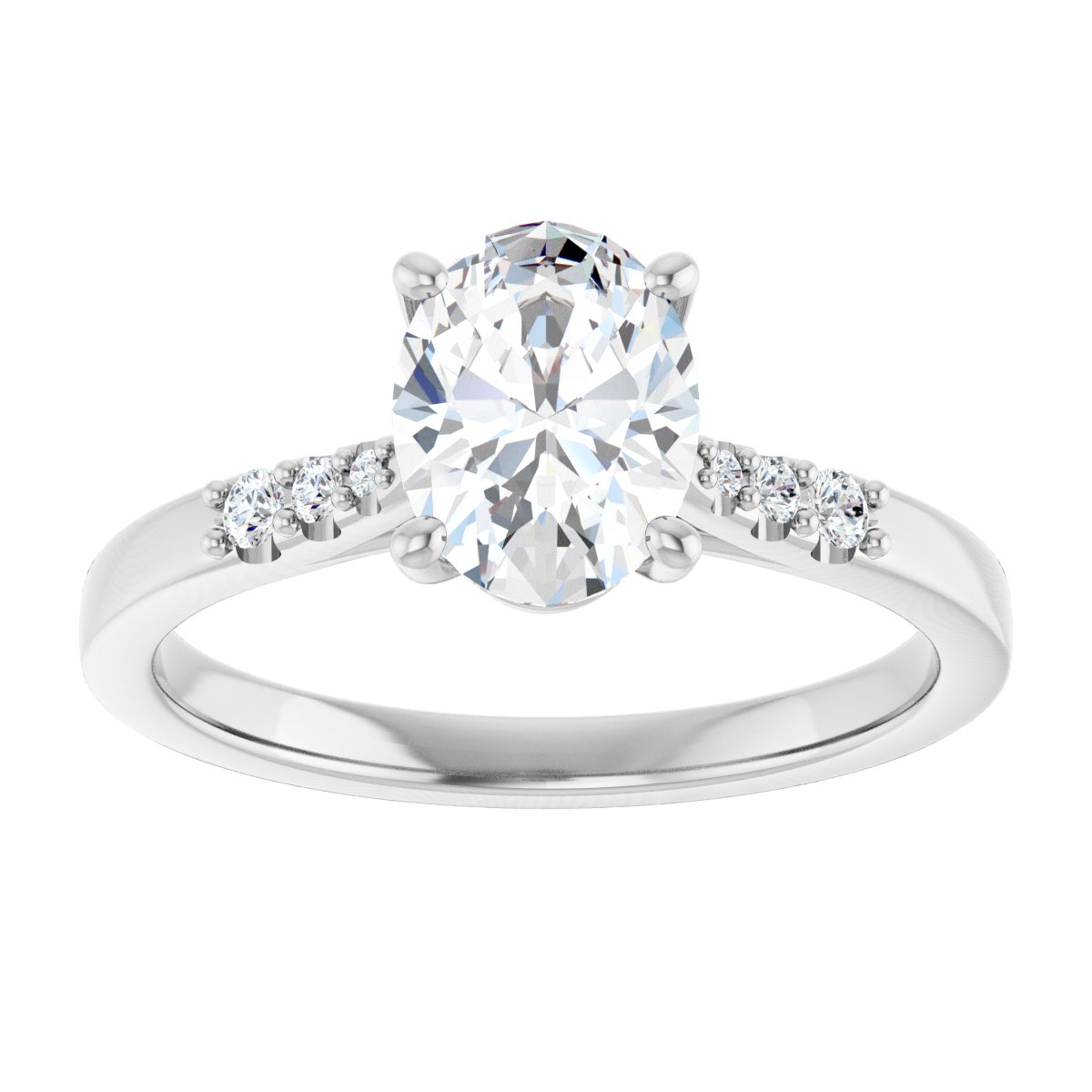 Accented Engagement Ring