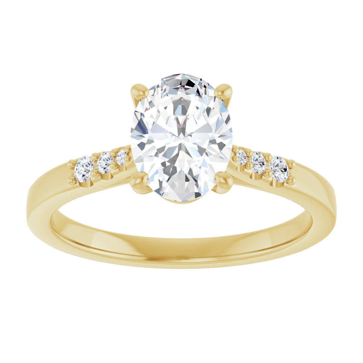 Accented Engagement Ring