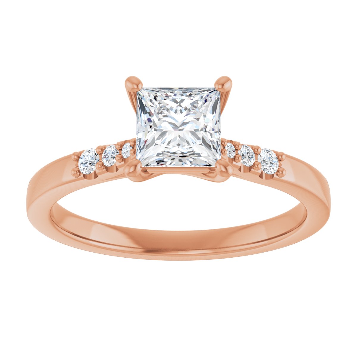Accented Engagement Ring