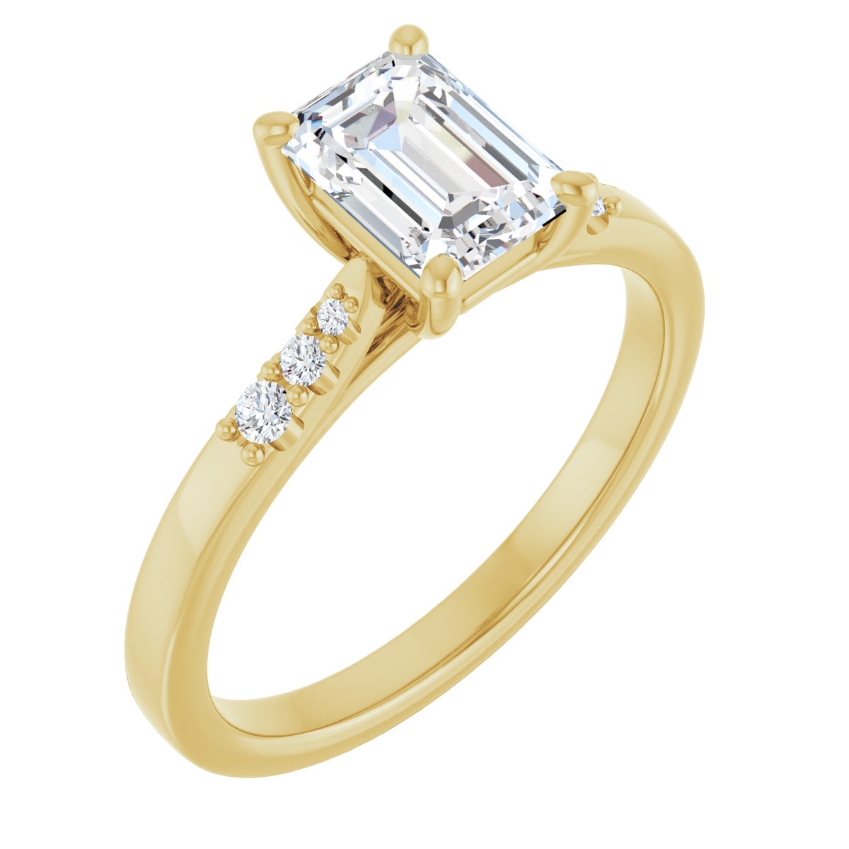 Accented Engagement Ring