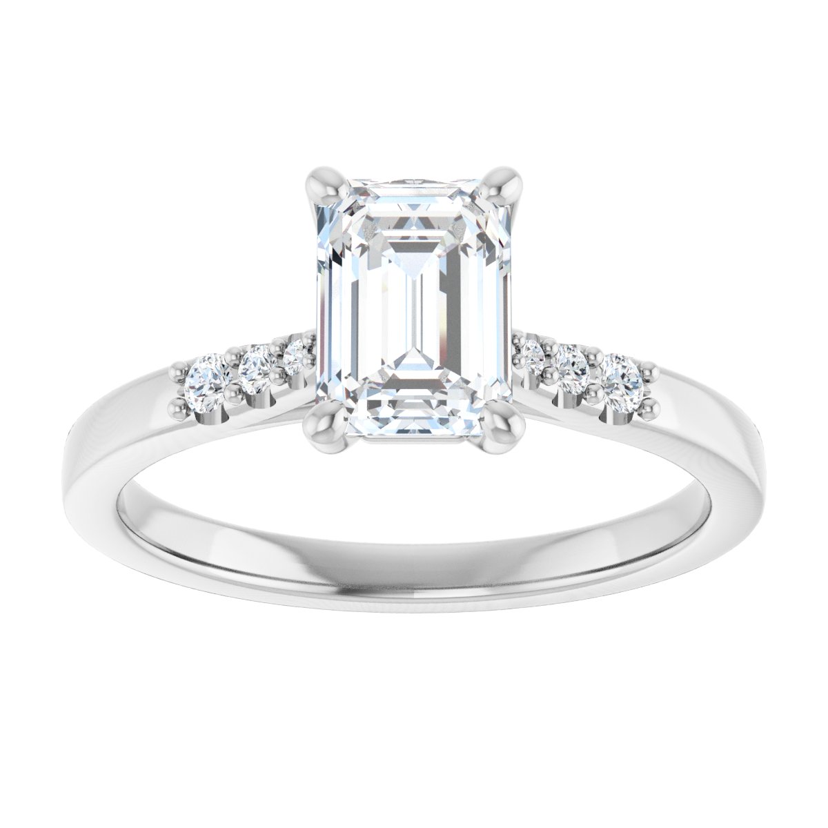 Accented Engagement Ring