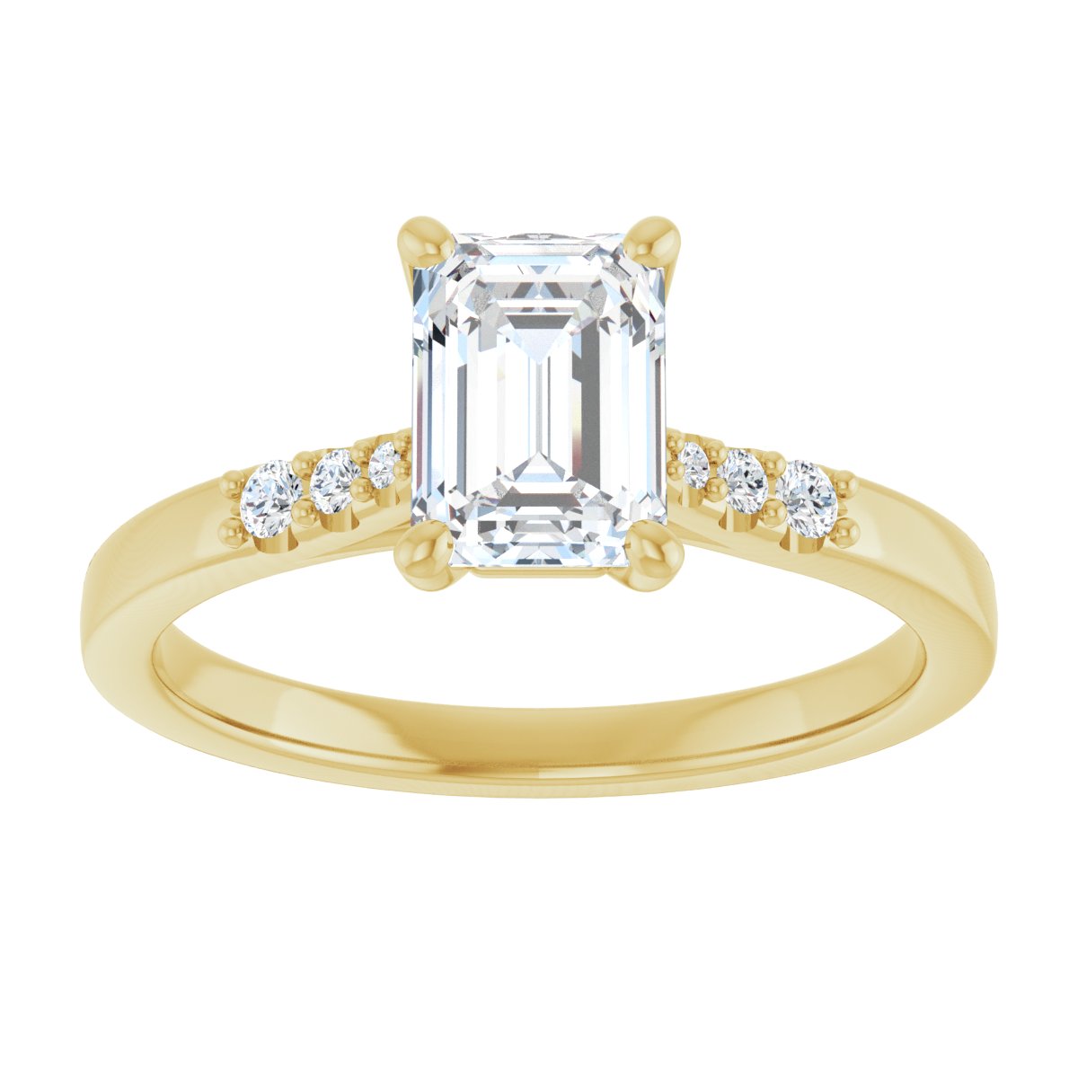 Accented Engagement Ring