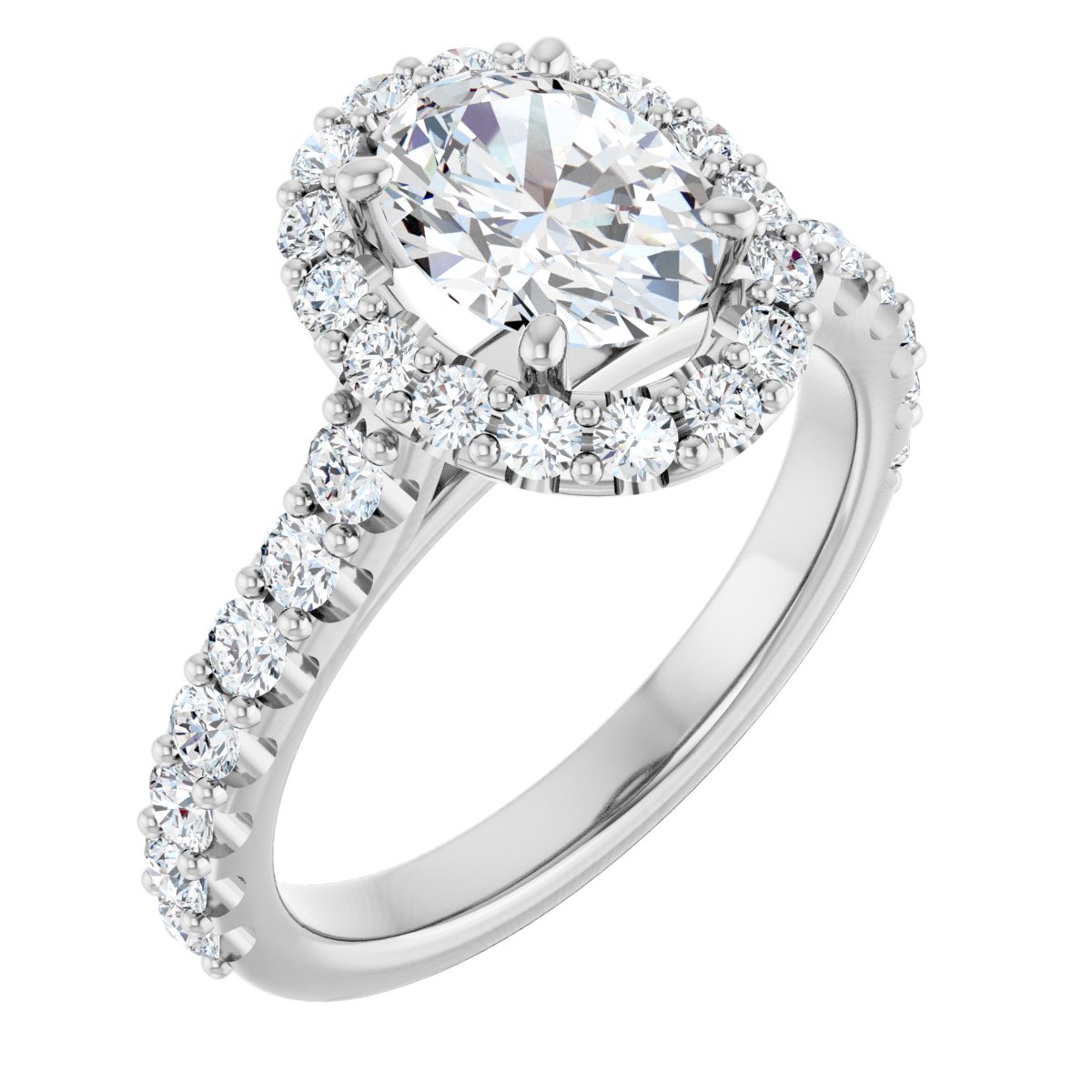 Classic Halo Engagement Ring