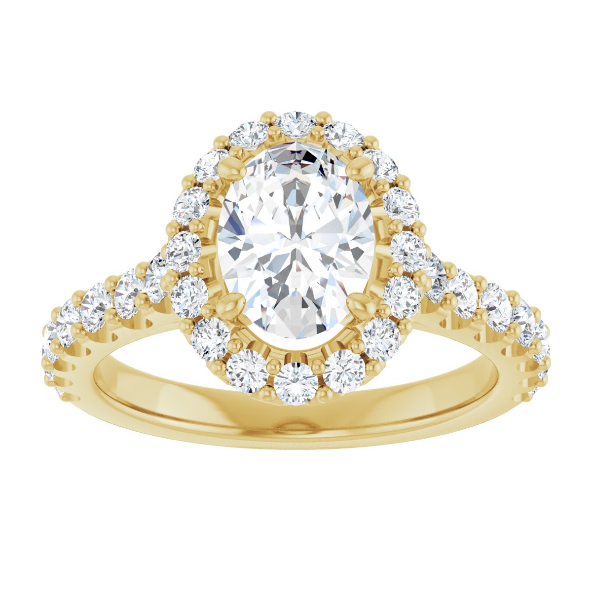 Classic Halo Engagement Ring