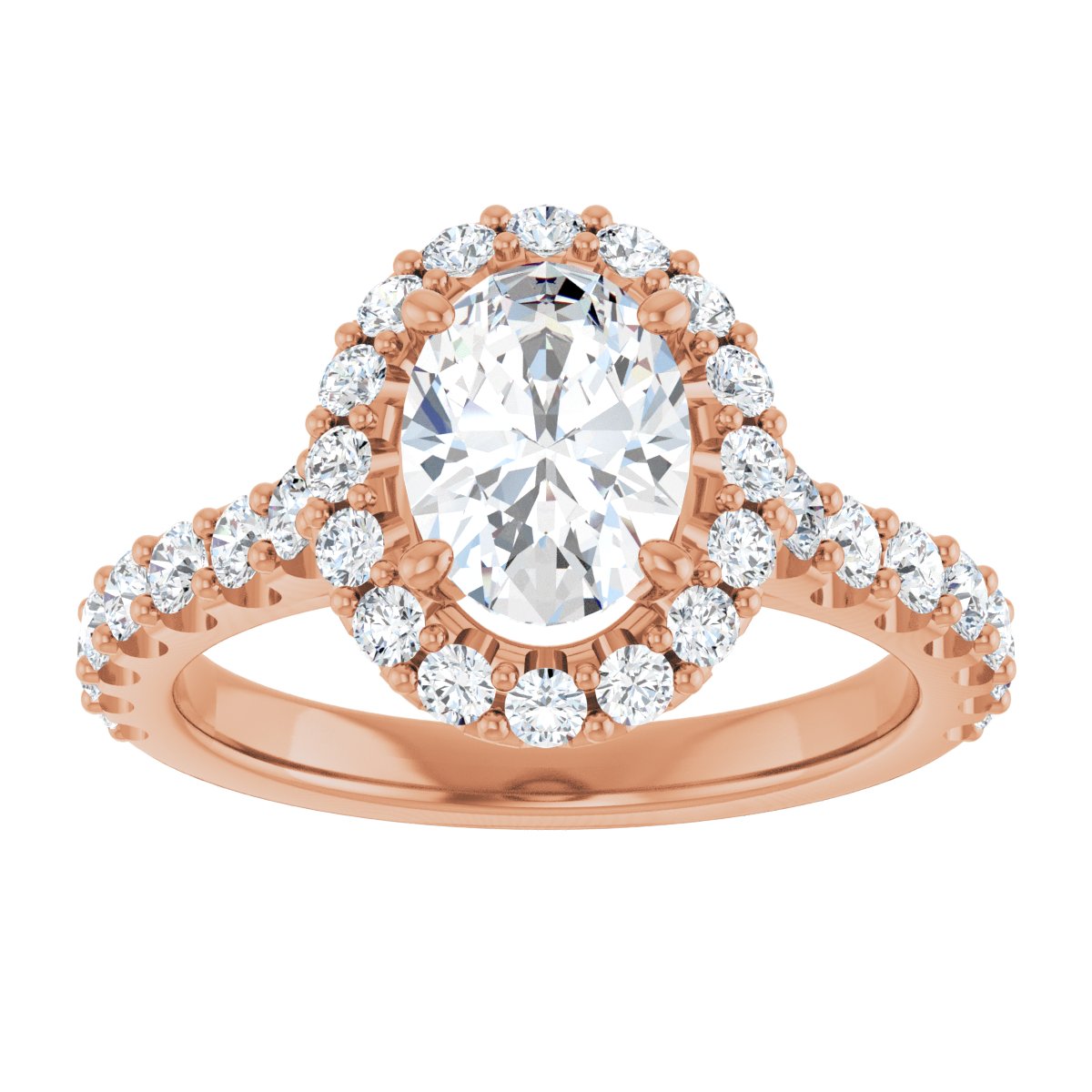 Classic Halo Engagement Ring