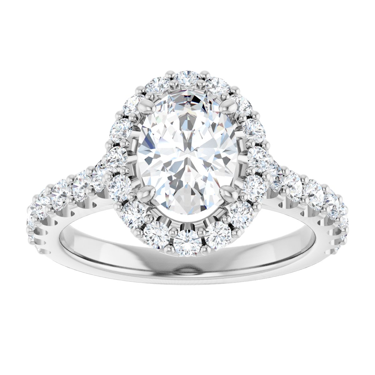 Classic Halo Engagement Ring