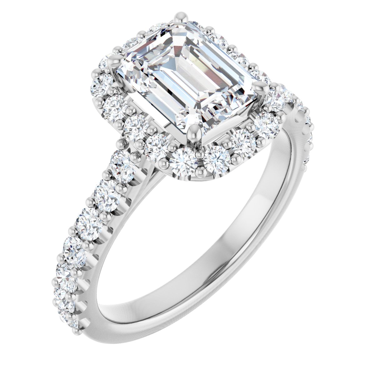 Classic Halo Engagement Ring