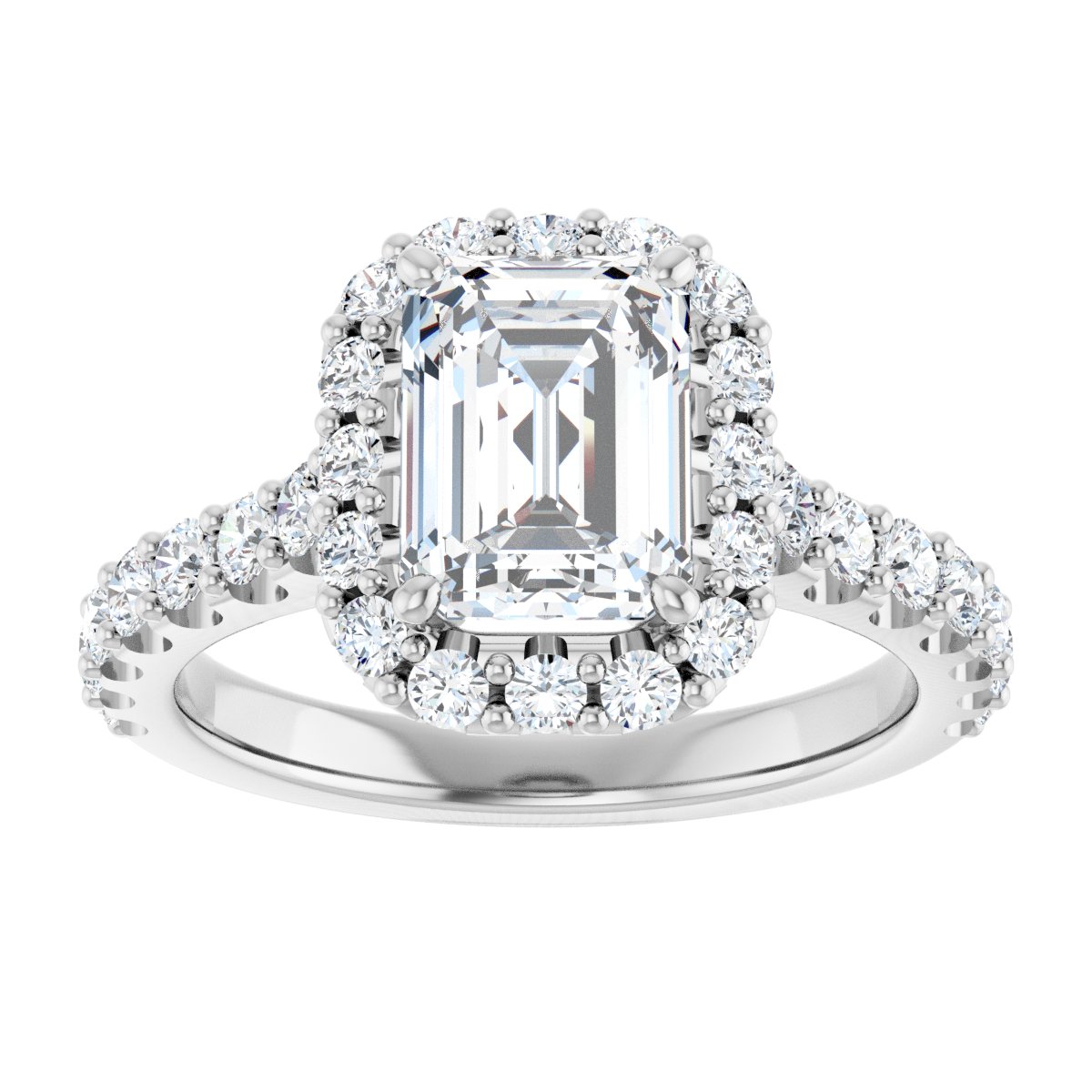 Classic Halo Engagement Ring
