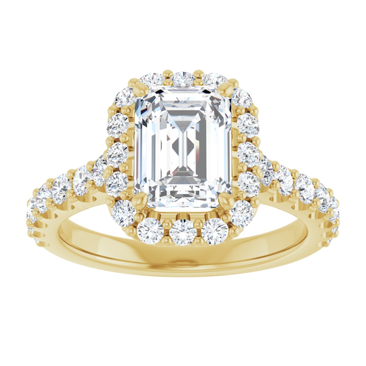 Classic Halo Engagement Ring