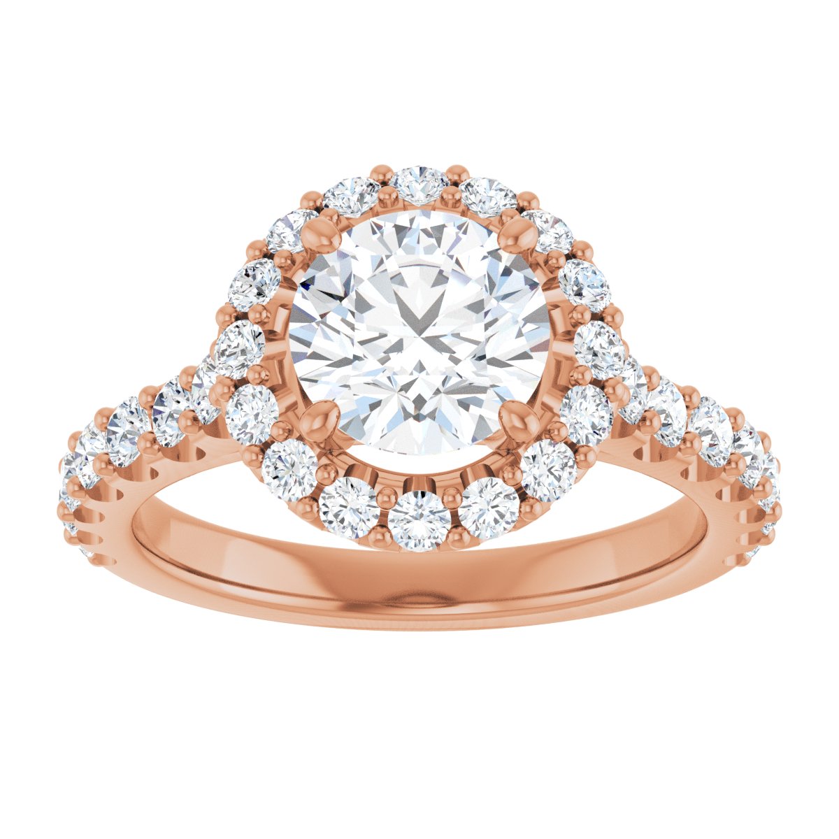 Classic Halo Engagement Ring