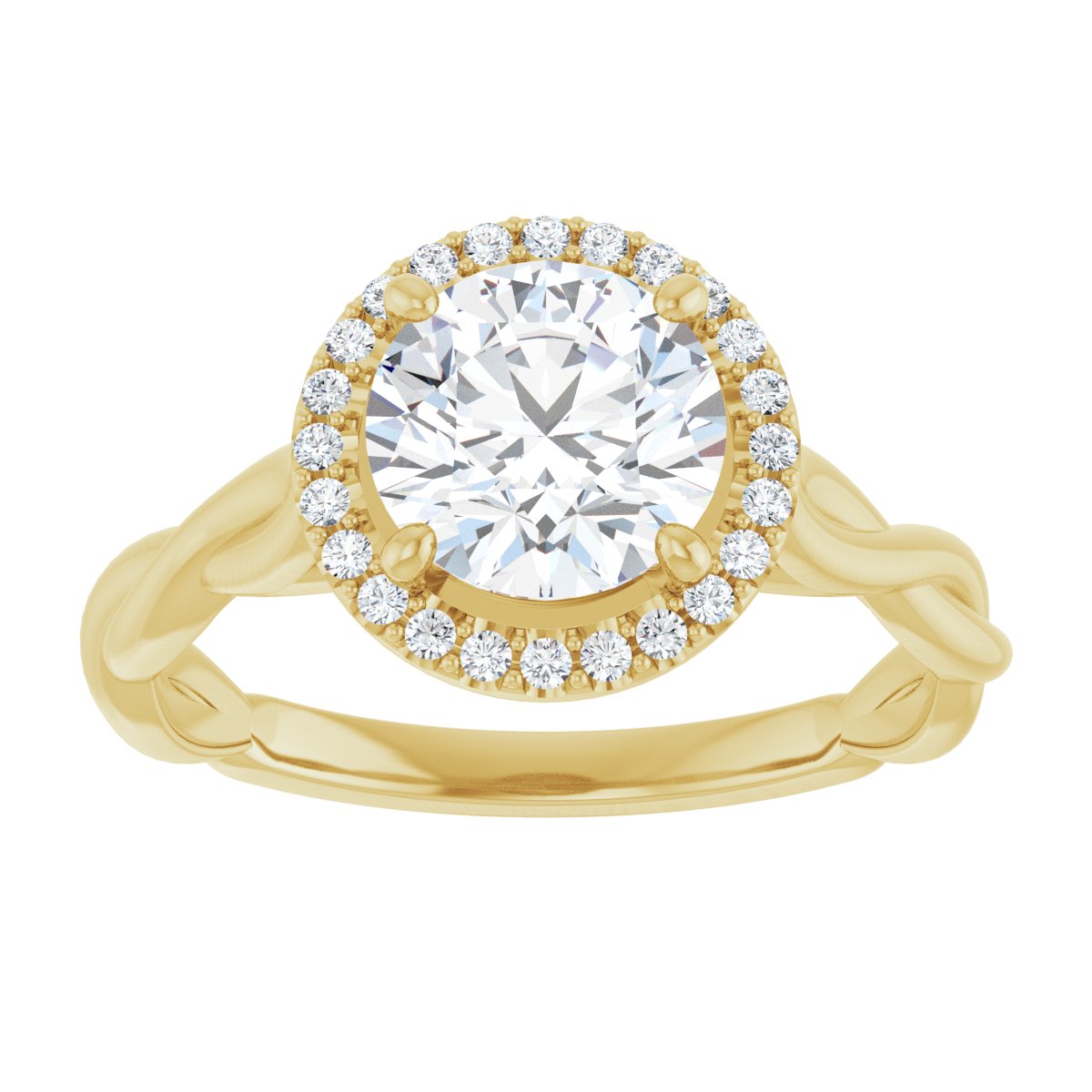 Halo-Style Engagement Ring