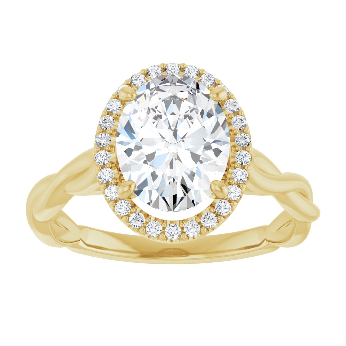 Halo-Style Engagement Ring