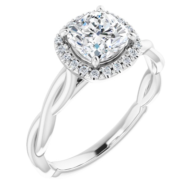 Halo-Style Engagement Ring