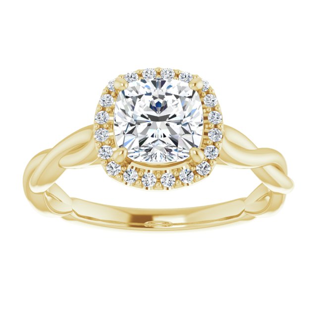 Halo-Style Engagement Ring