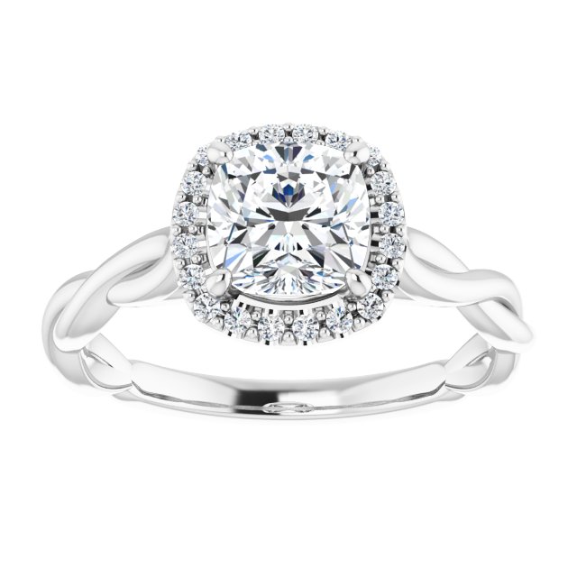 Halo-Style Engagement Ring