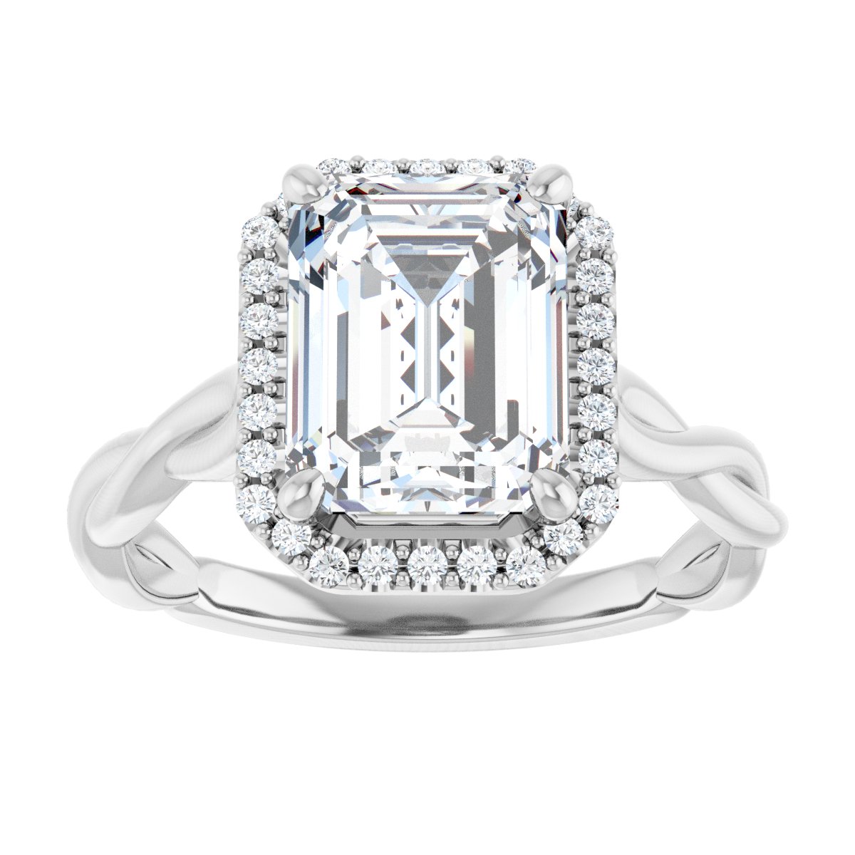 Halo-Style Engagement Ring