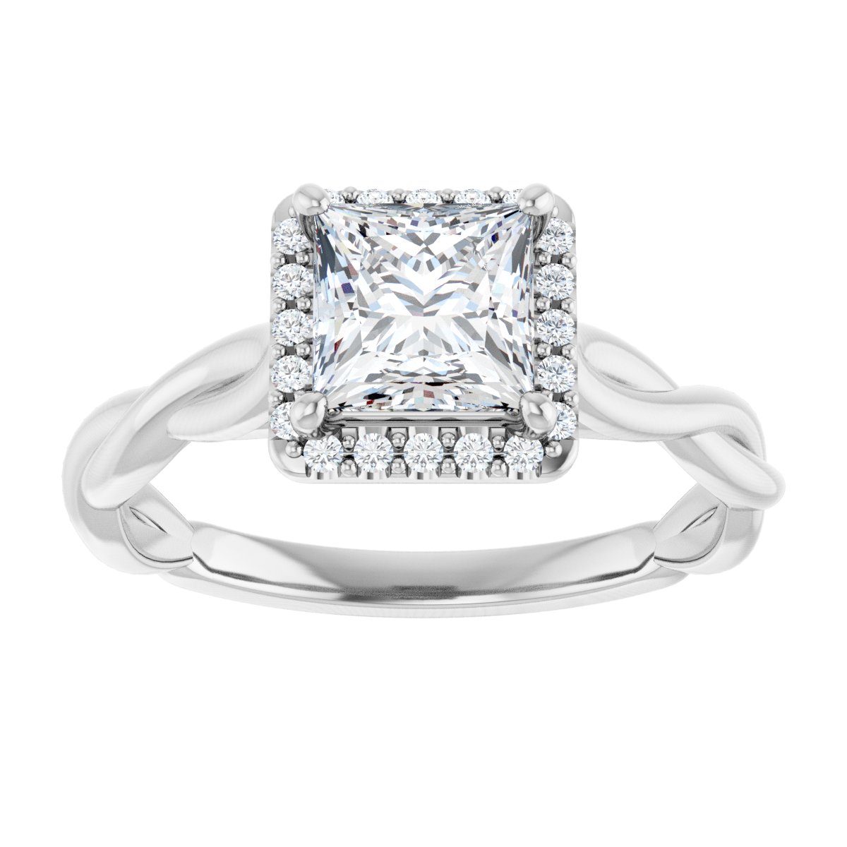 Halo-Style Engagement Ring