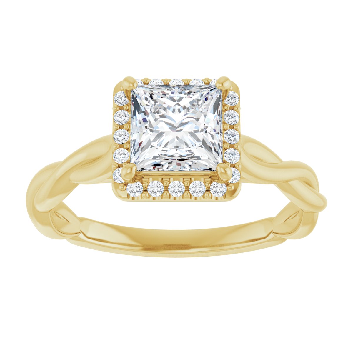 Halo-Style Engagement Ring