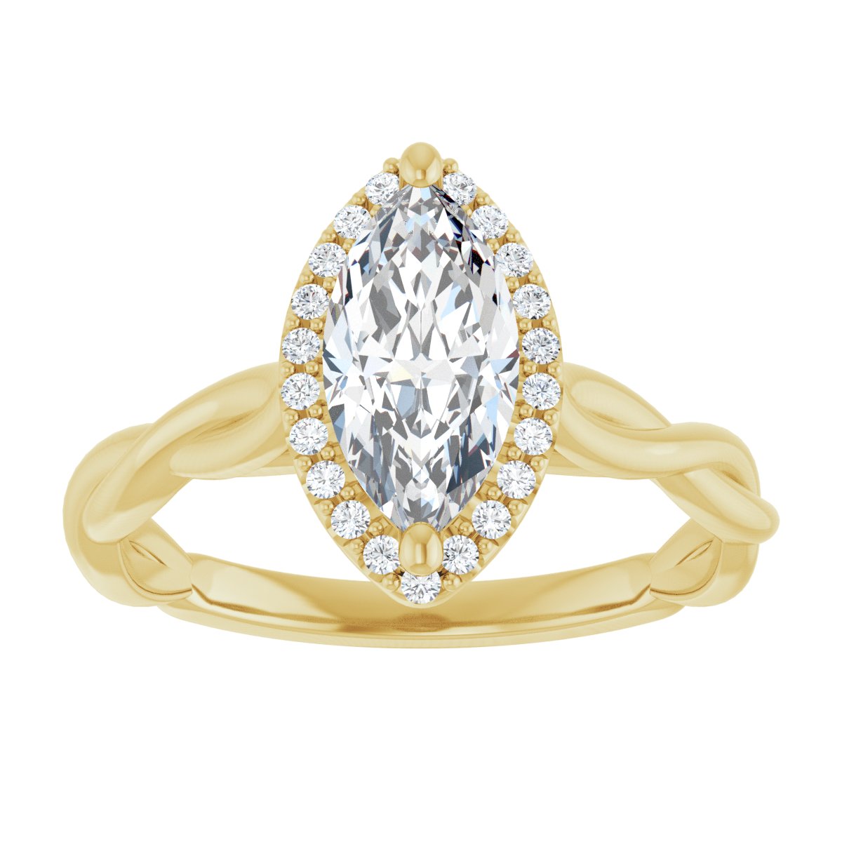 Halo-Style Engagement Ring