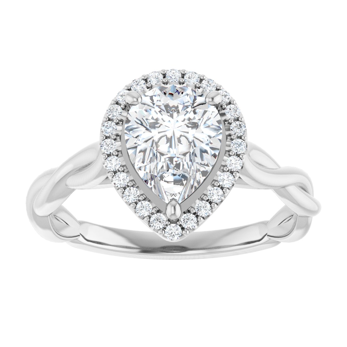 Halo-Style Engagement Ring