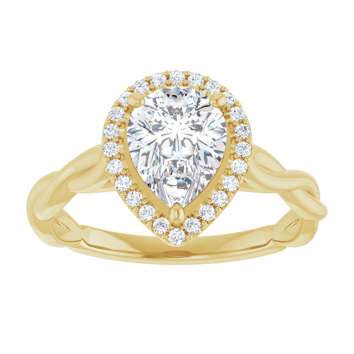 Halo-Style Engagement Ring