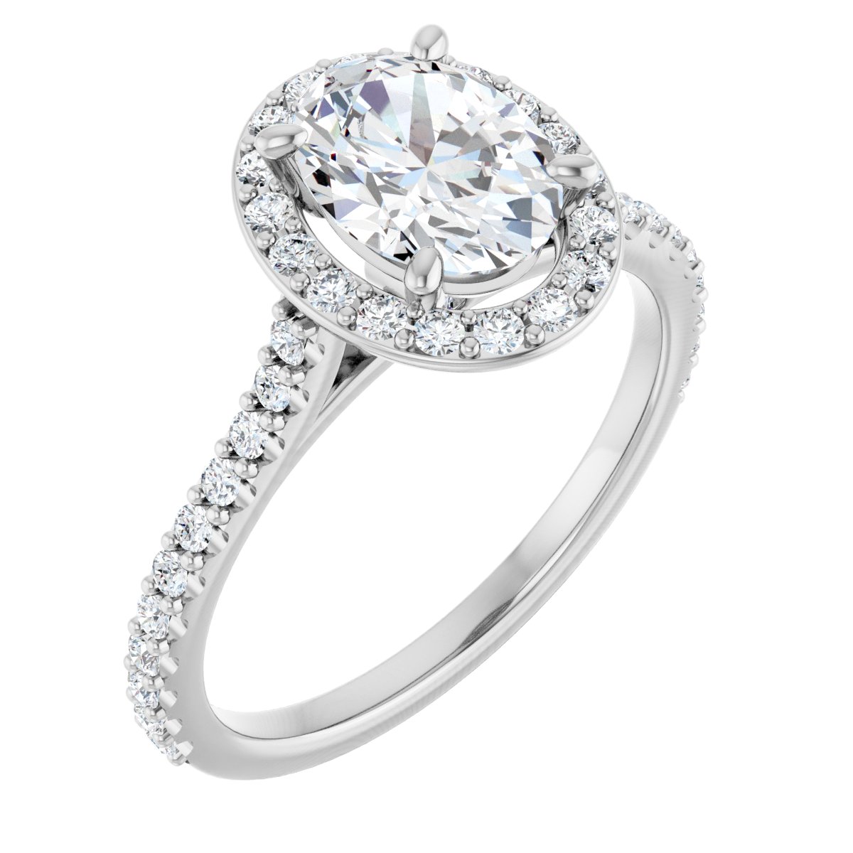Halo-Style Engagement Ring
