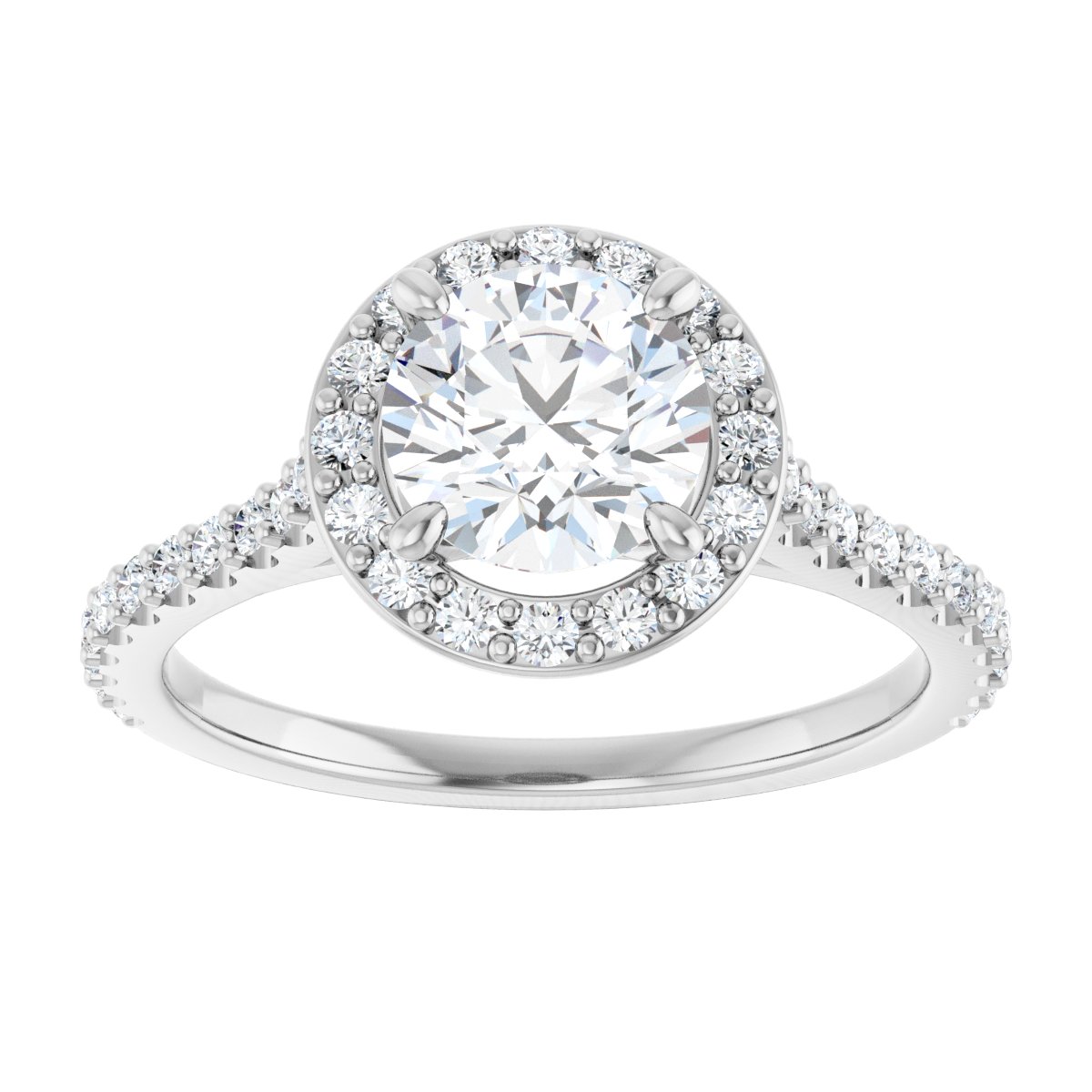 Halo-Style Engagement Ring