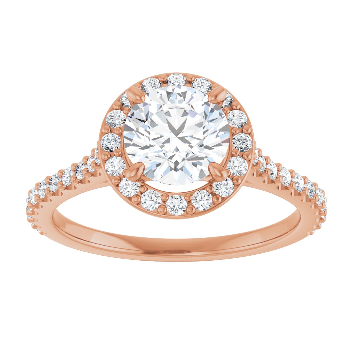 Halo-Style Engagement Ring