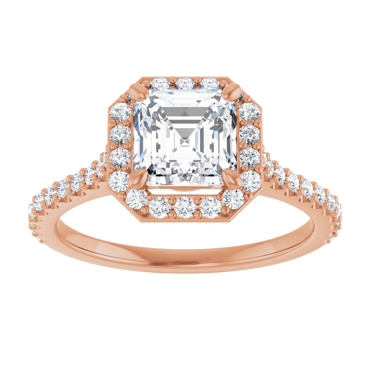 Halo-Style Engagement Ring