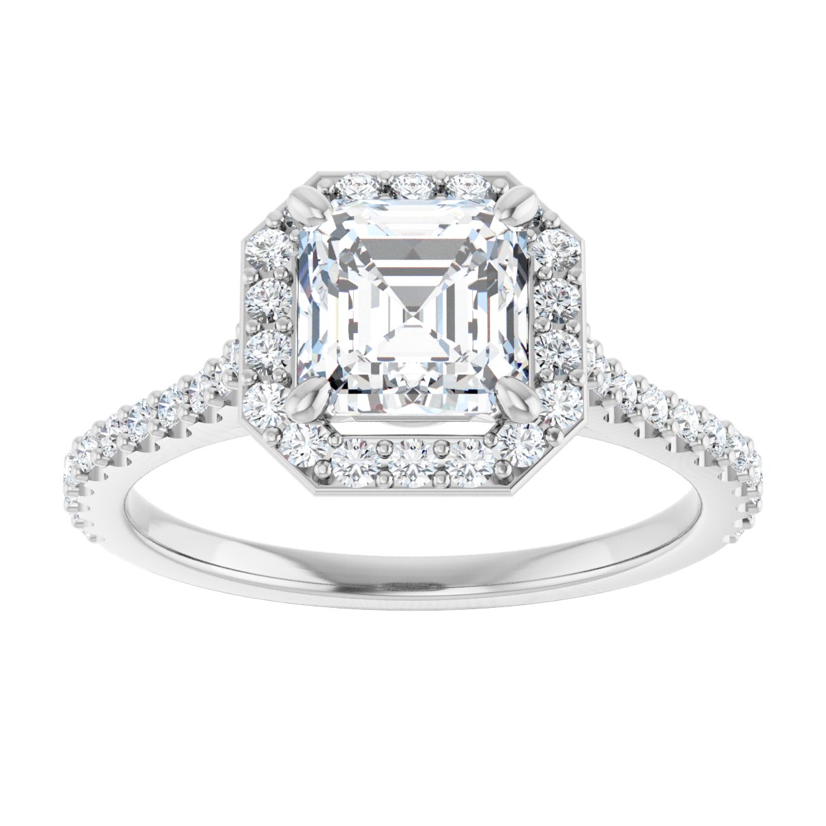 Halo-Style Engagement Ring