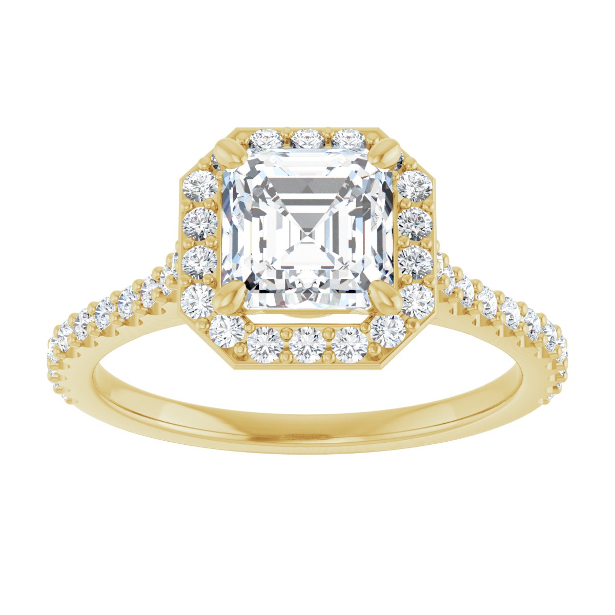 Halo-Style Engagement Ring