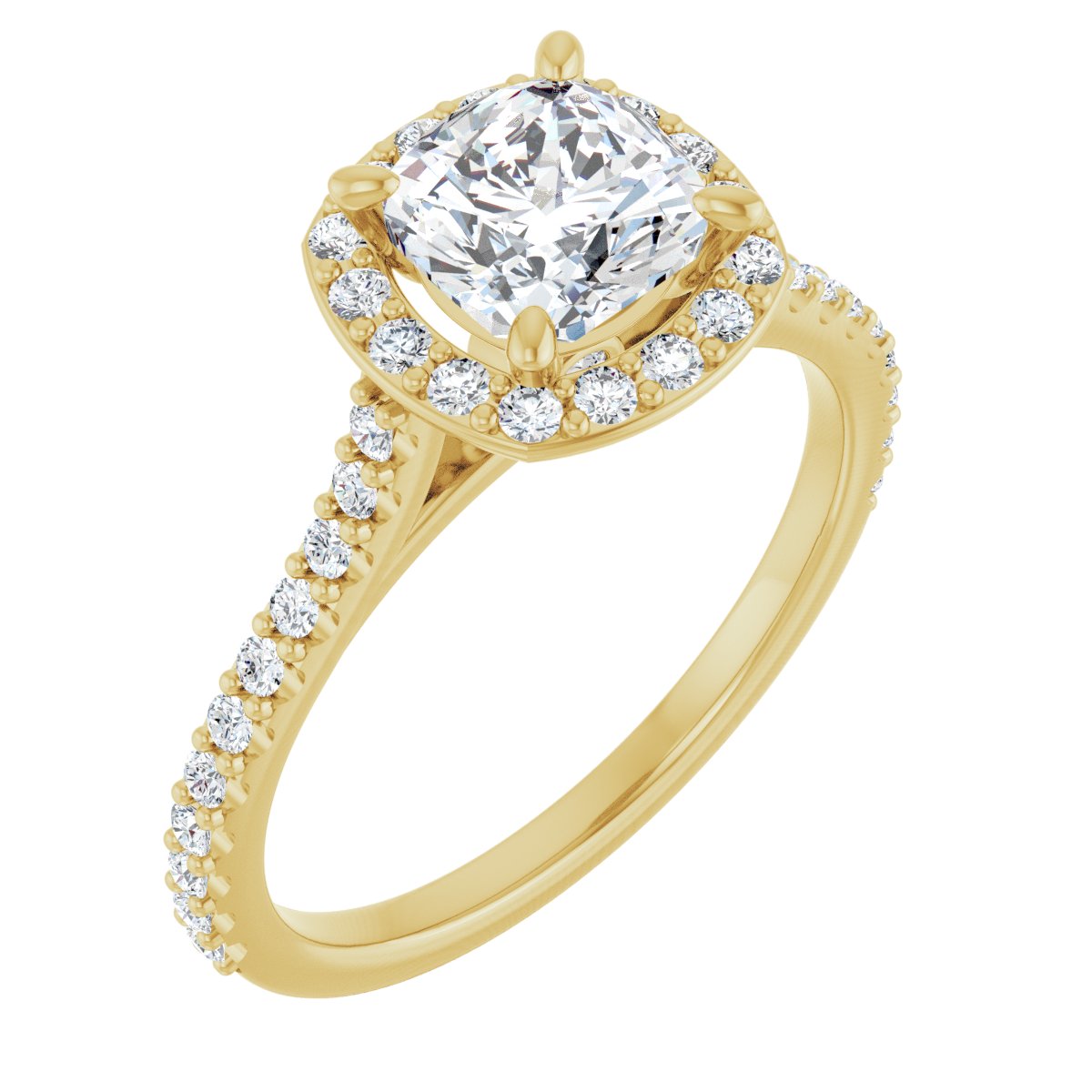 Halo-Style Engagement Ring