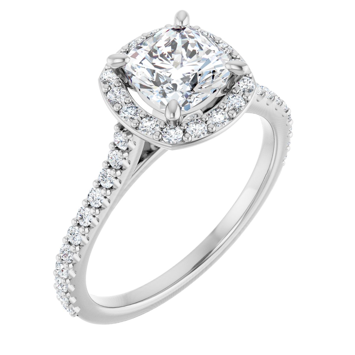 Halo-Style Engagement Ring