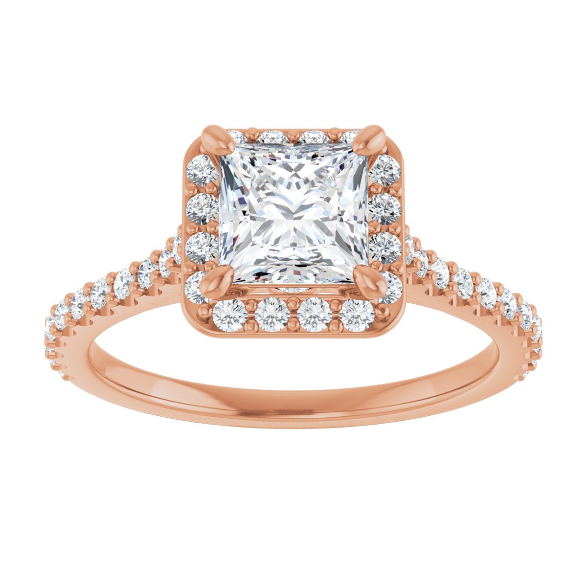 Halo-Style Engagement Ring