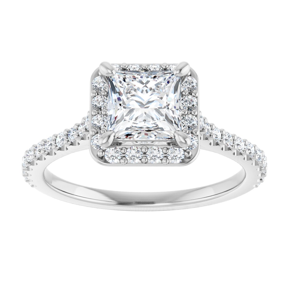 Halo-Style Engagement Ring