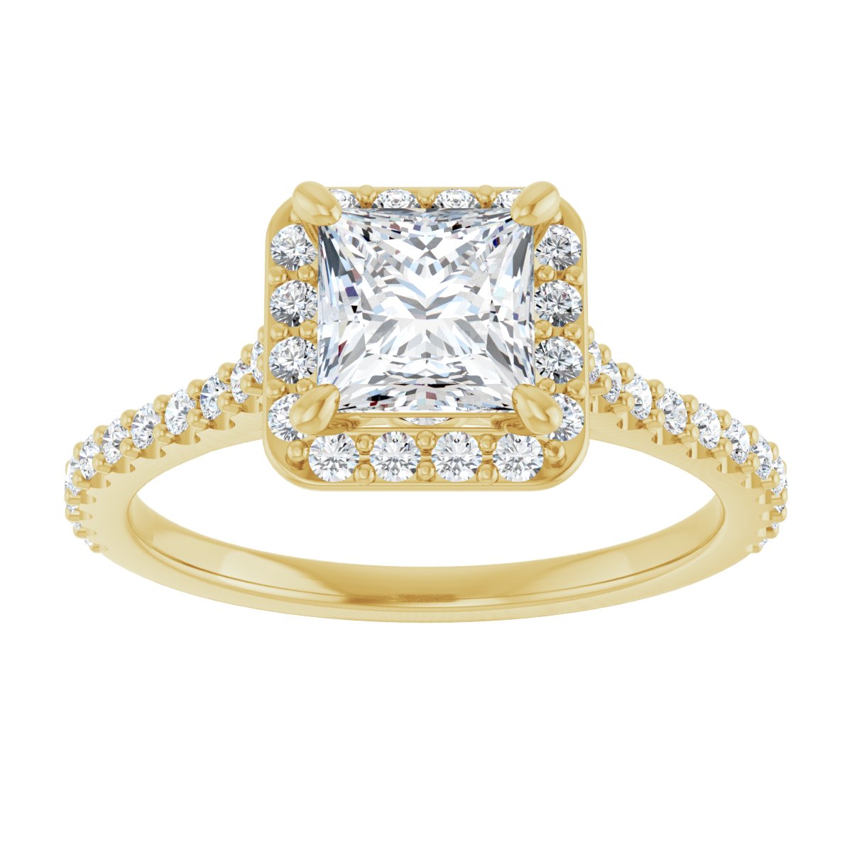 Halo-Style Engagement Ring