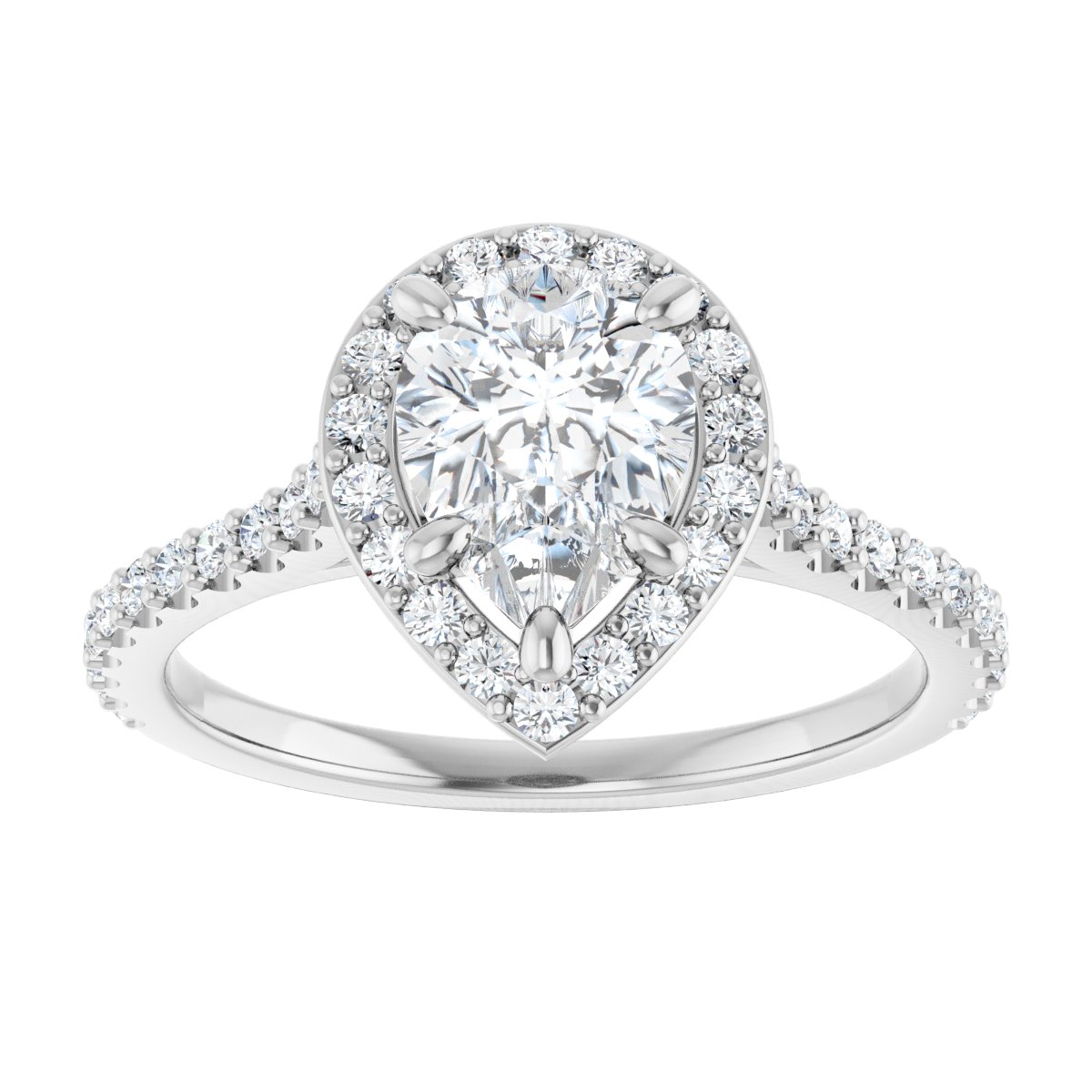 Halo-Style Engagement Ring