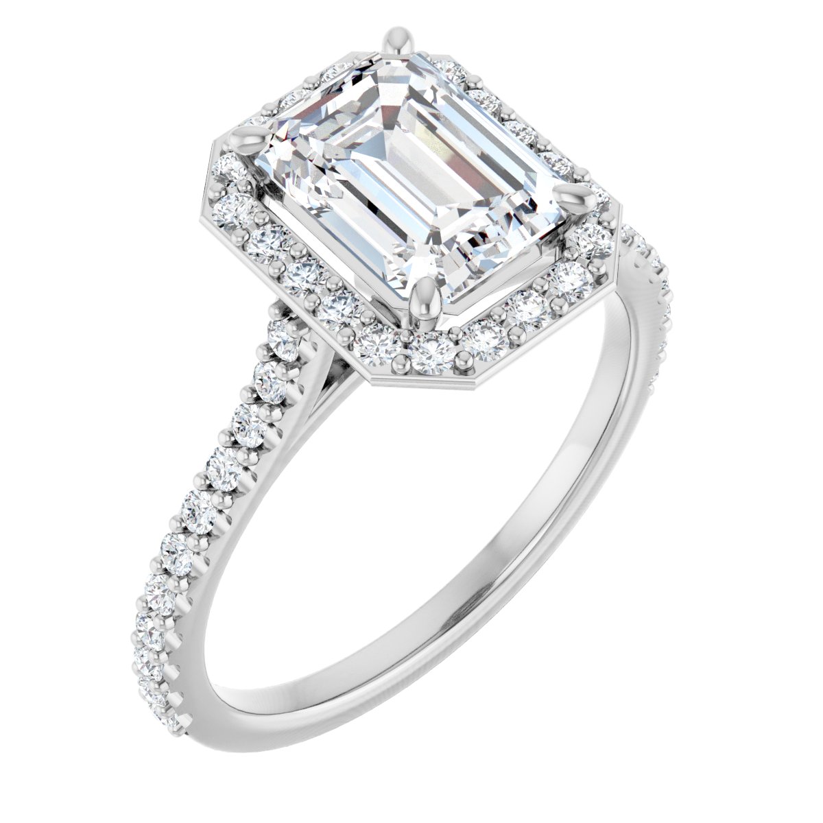 Halo-Style Engagement Ring