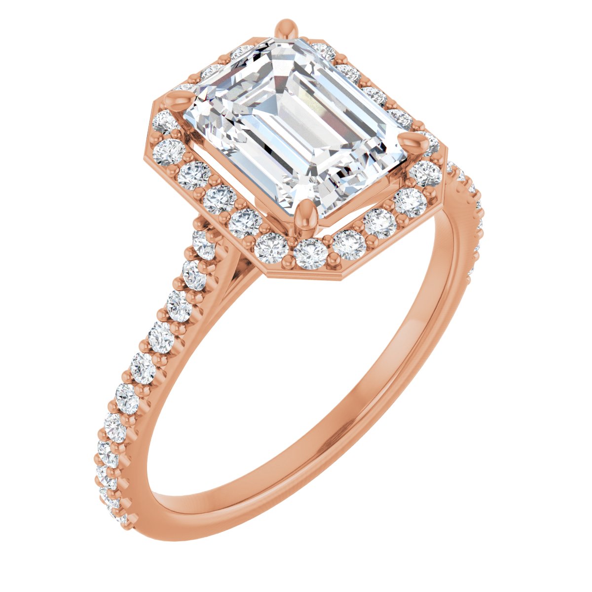 Halo-Style Engagement Ring