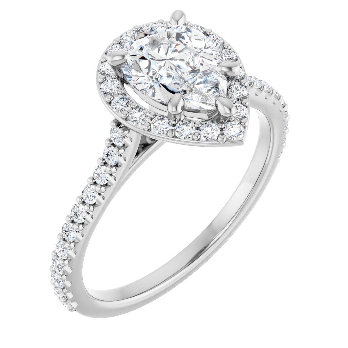 Halo-Style Engagement Ring