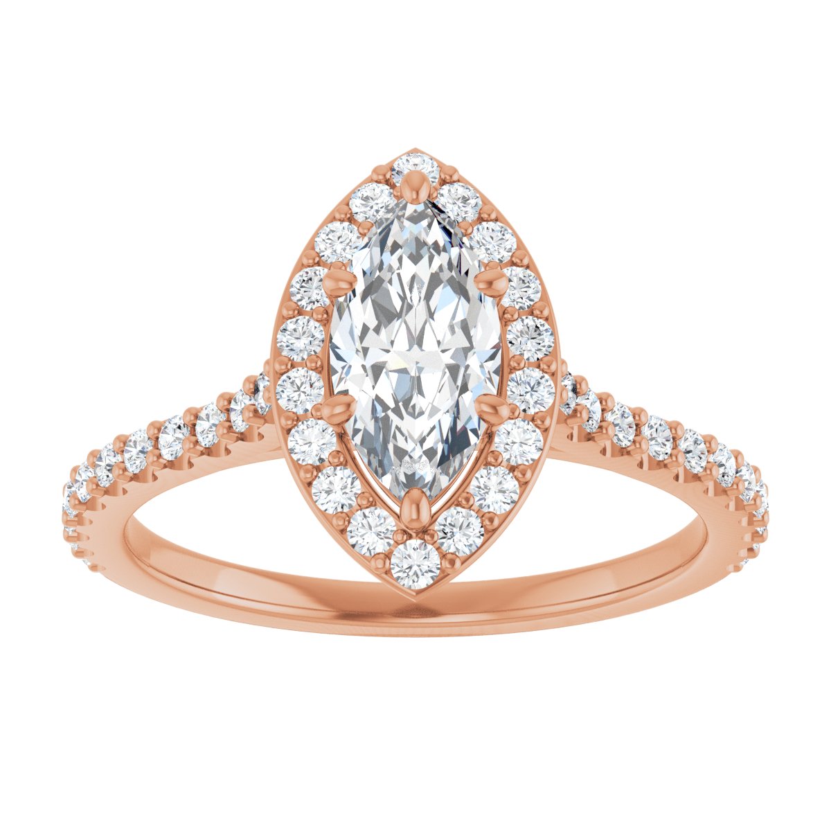 Halo-Style Engagement Ring