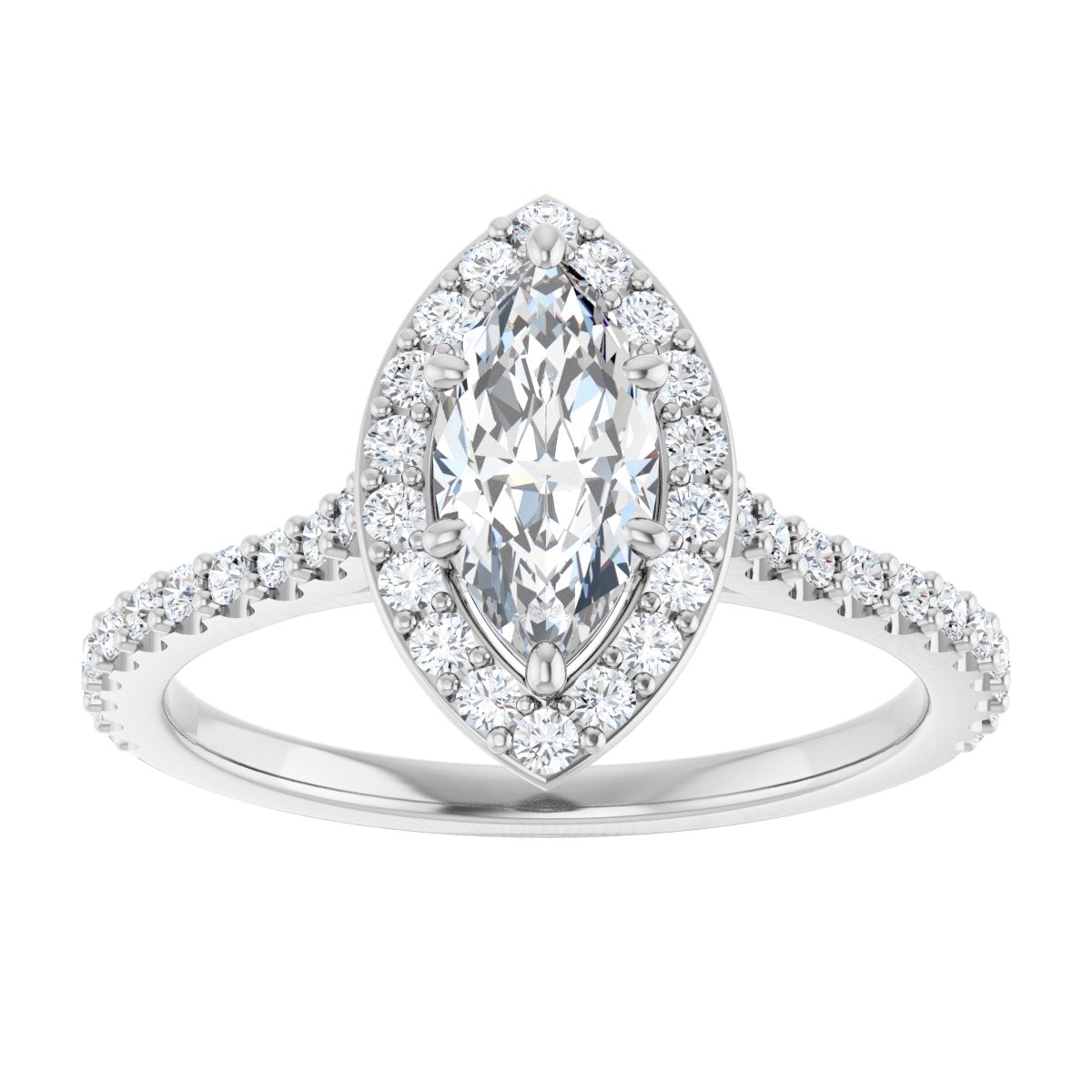 Halo-Style Engagement Ring