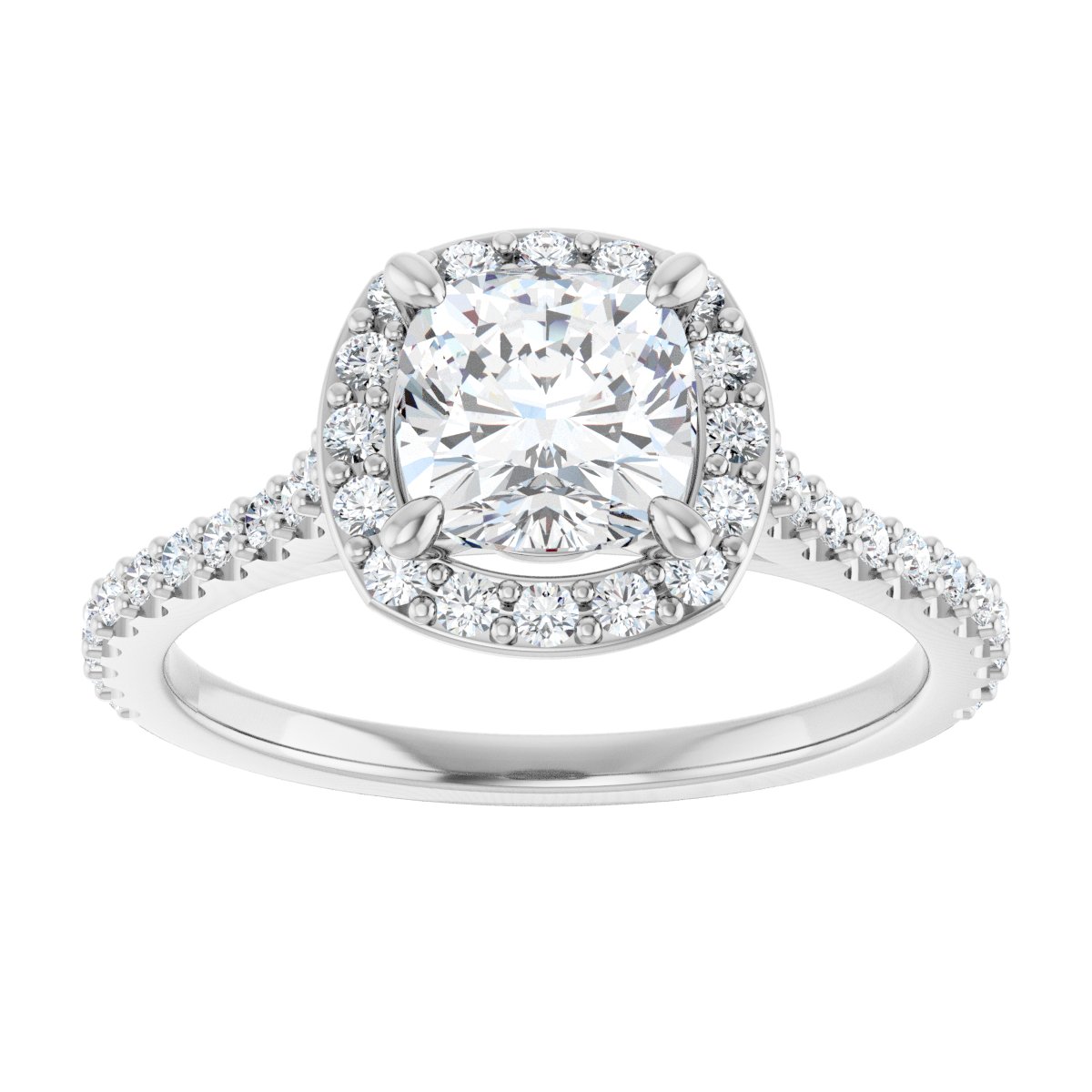 Halo-Style Engagement Ring
