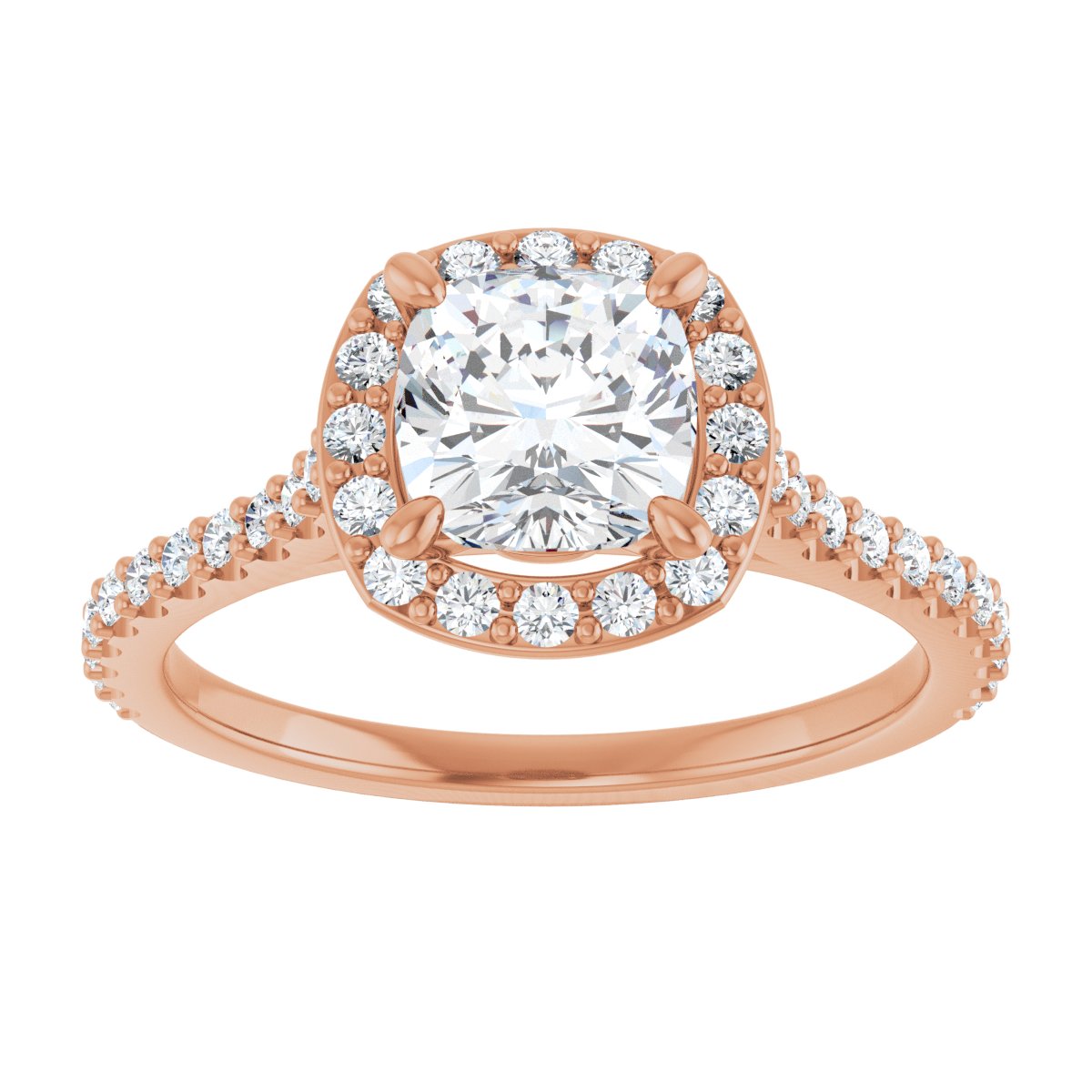 Halo-Style Engagement Ring