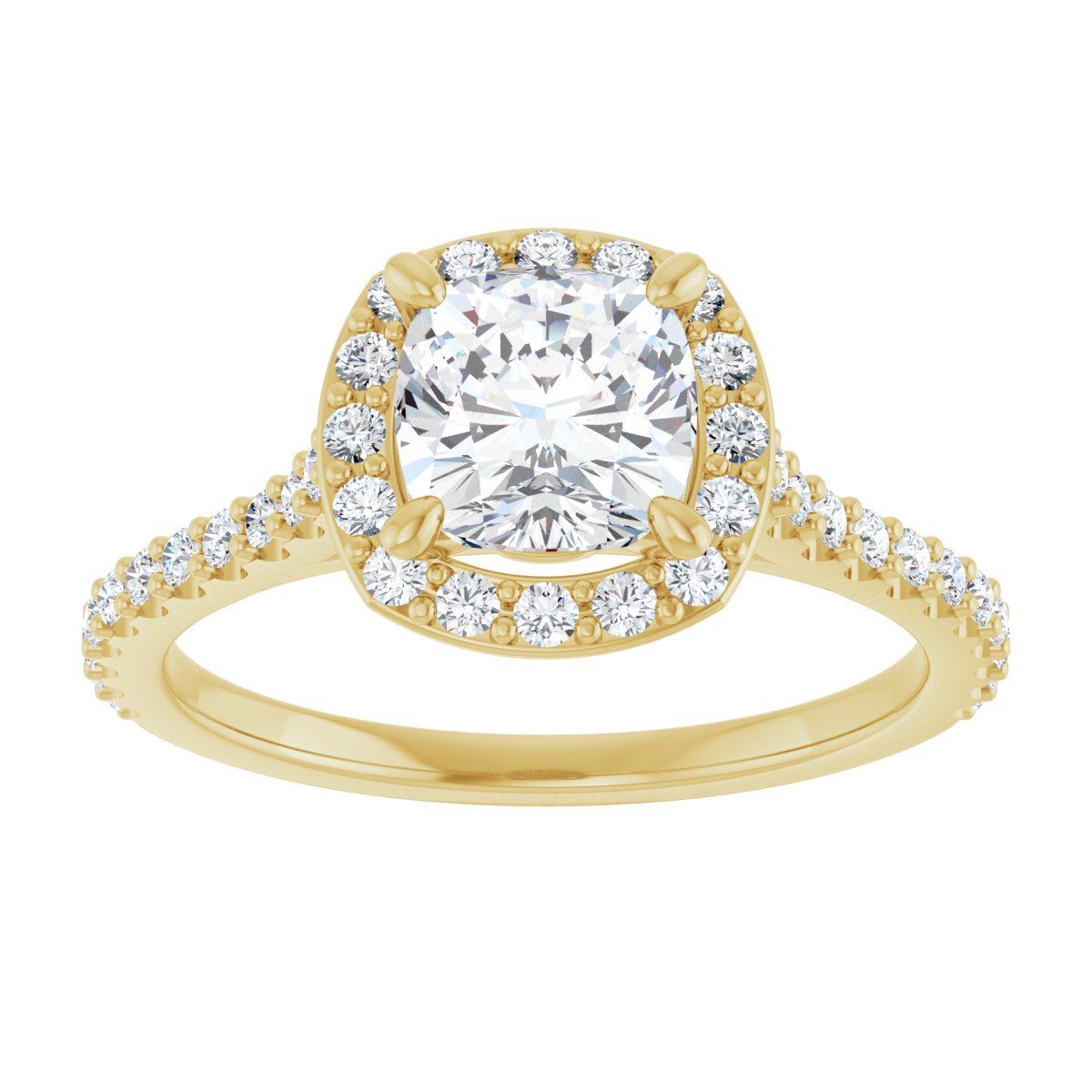 Halo-Style Engagement Ring