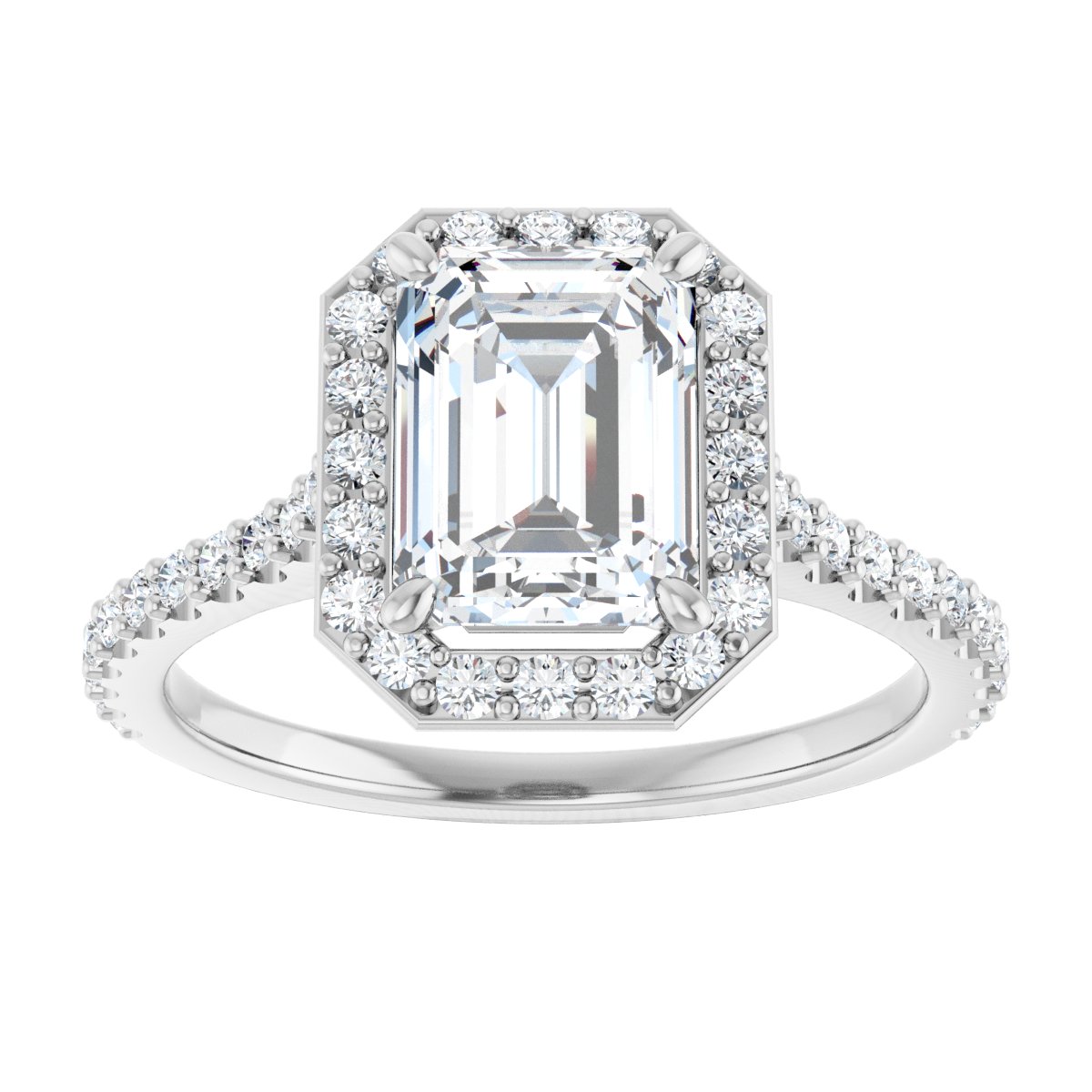 Halo-Style Engagement Ring