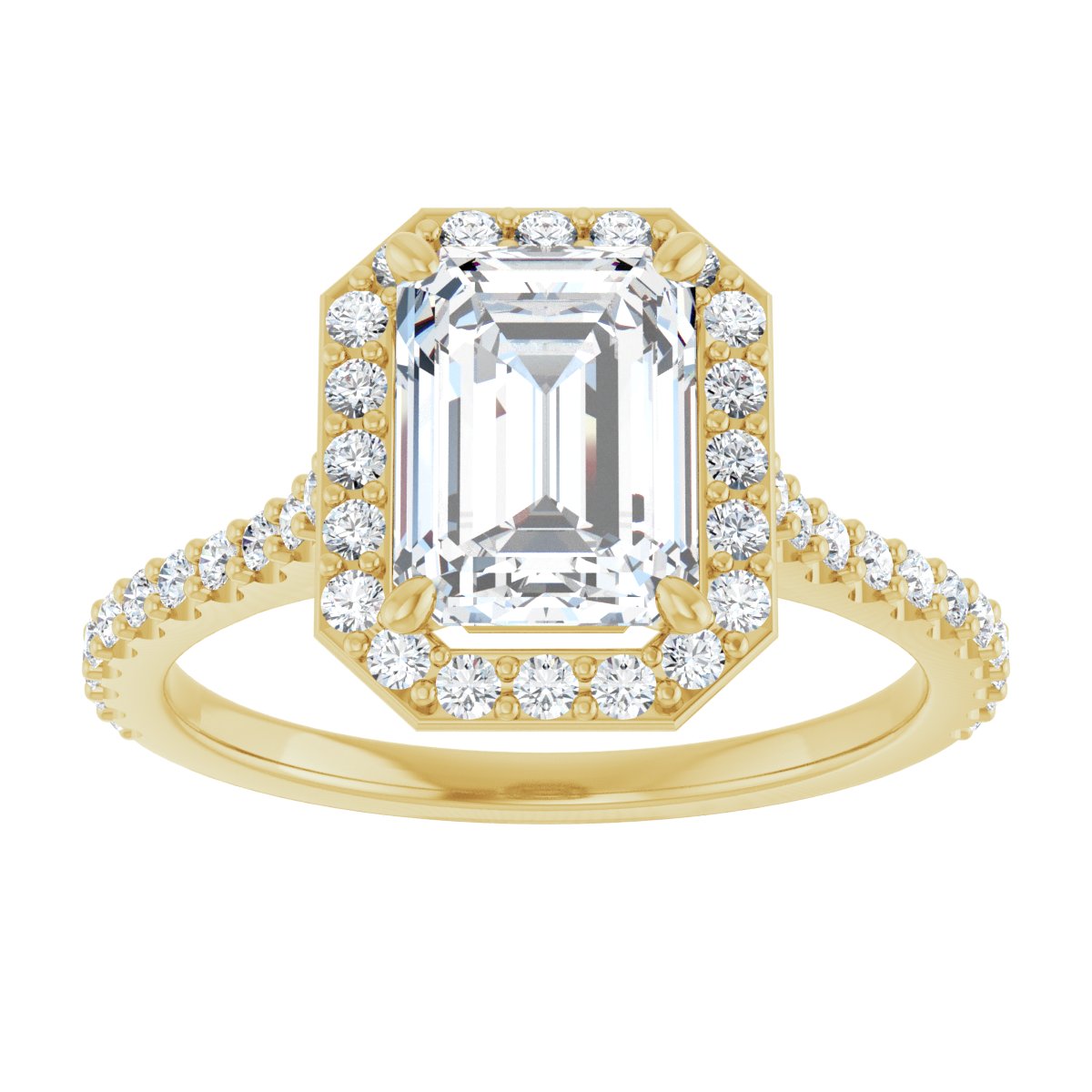 Halo-Style Engagement Ring